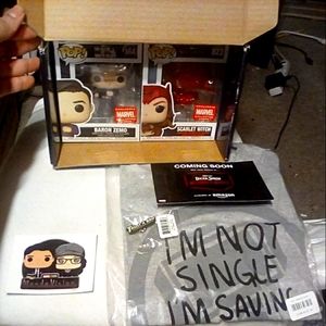 Mystery box  Marvel Studios 2 funko  3  pieces extra ,